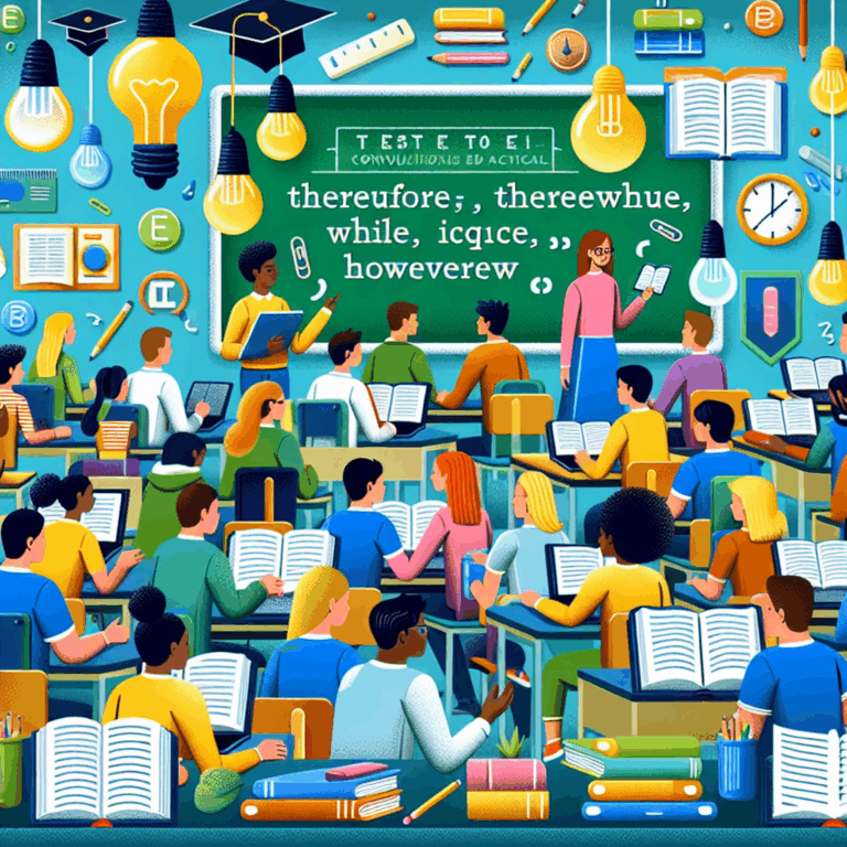 Prueba de conjunciones: Uso de «por lo tanto», «mientras que», «sin embargo»