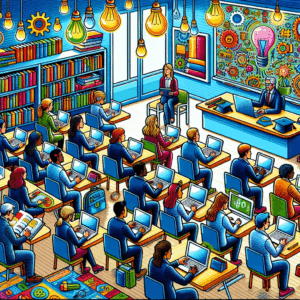 Prueba de escritura persuasiva – AI Quiz Theme Image